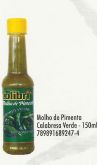 Molho de pimenta calabresa verde 150 ml