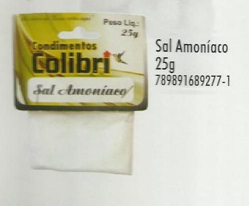 Sal amoníaco 25g