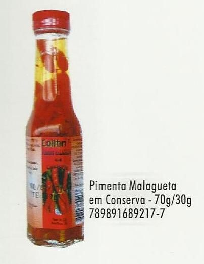 pimenta malagueta em conserva 70ml